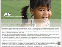 Tablet Screenshot of foreverfamiliesthroughadoption.org